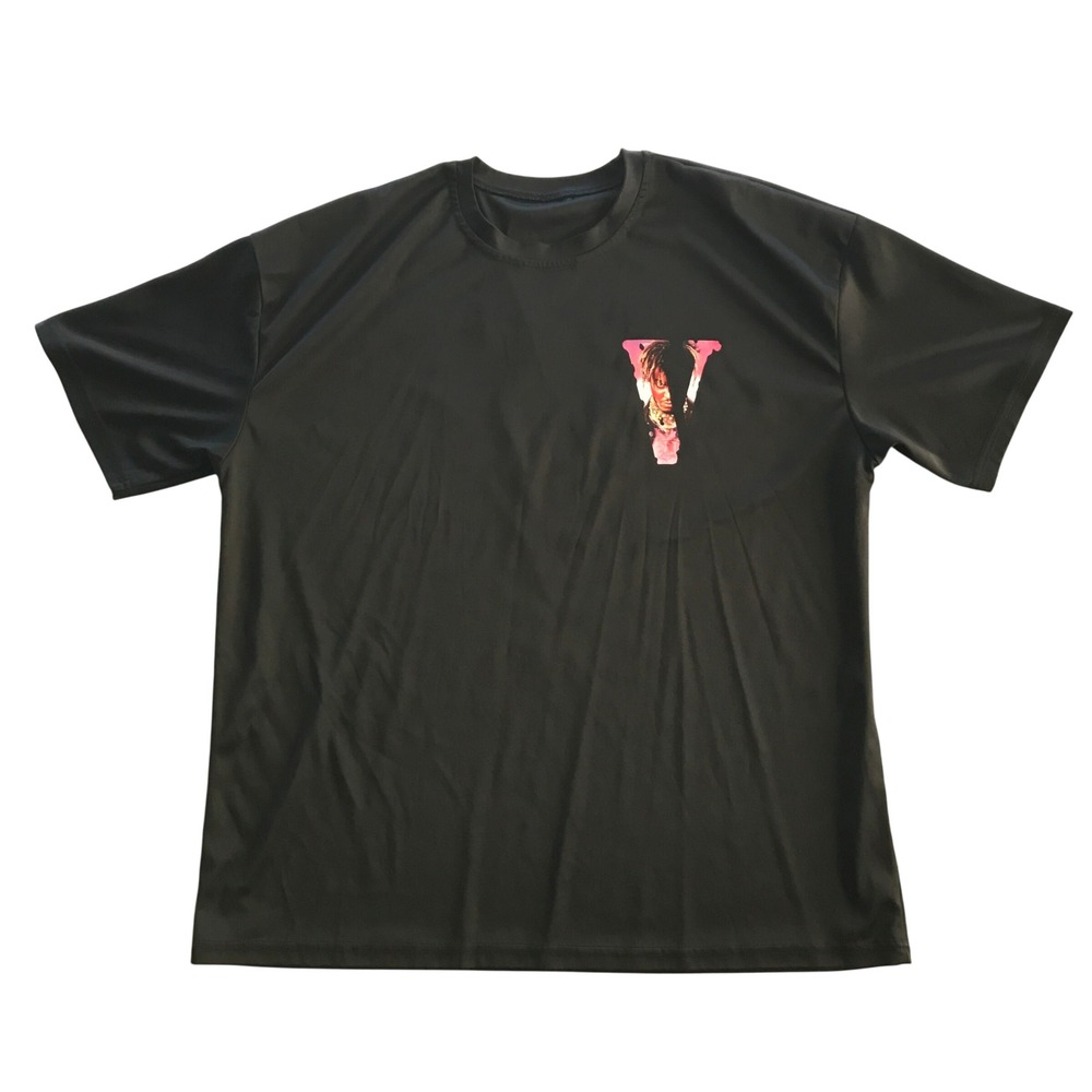 Vlone Juice Wrld Legends Never Die Graphic T-Shirt Black Mens Large
